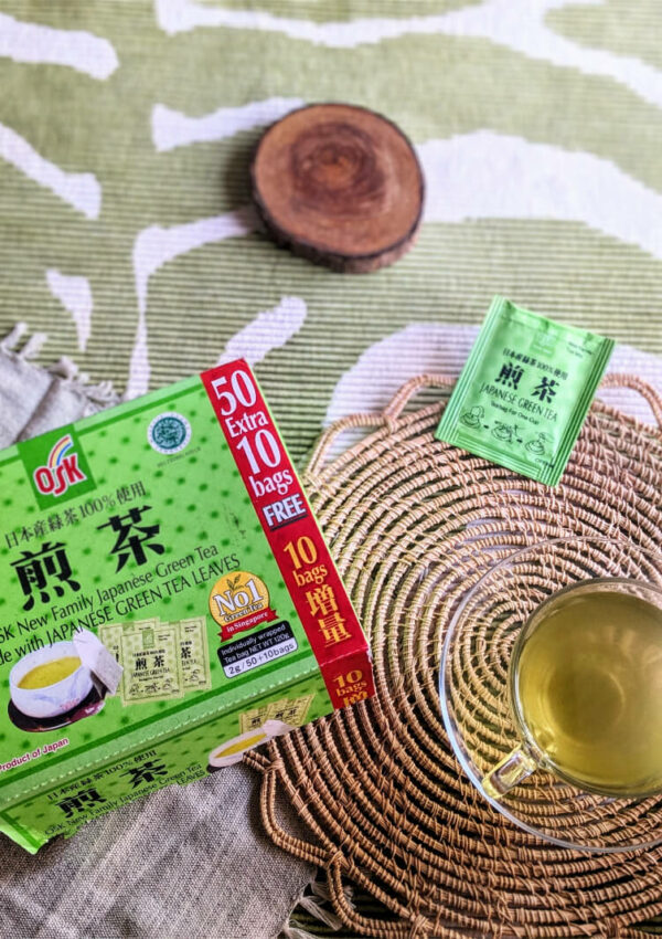 OSK Sencha Green Tea Review | My Favorite Green Tea Teabags!