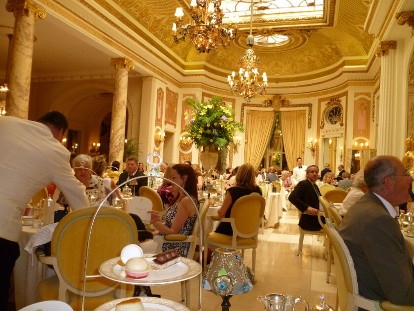 Tea at The Ritz, London is a fancy affair.