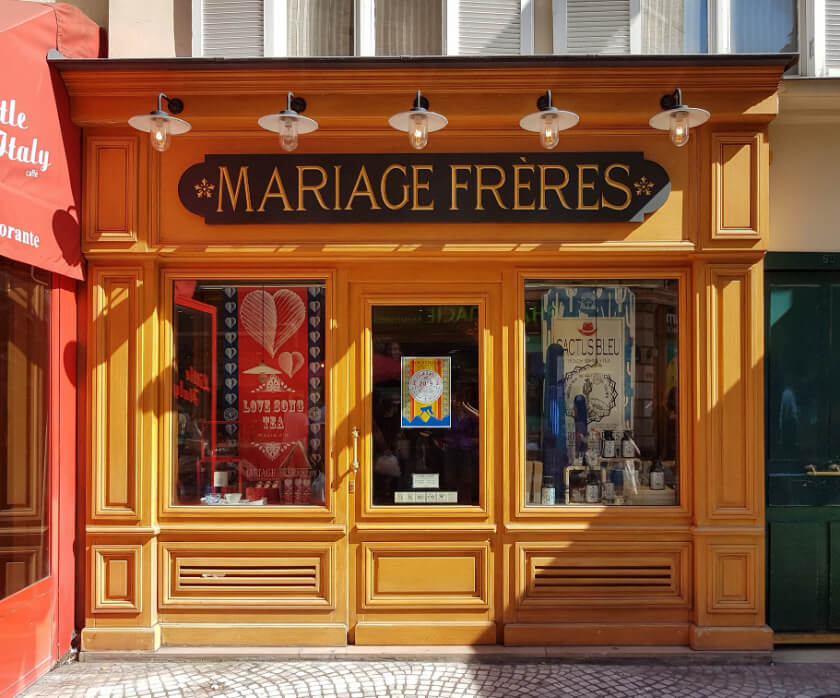 Mariage Frères, one of the best tea stores in Paris