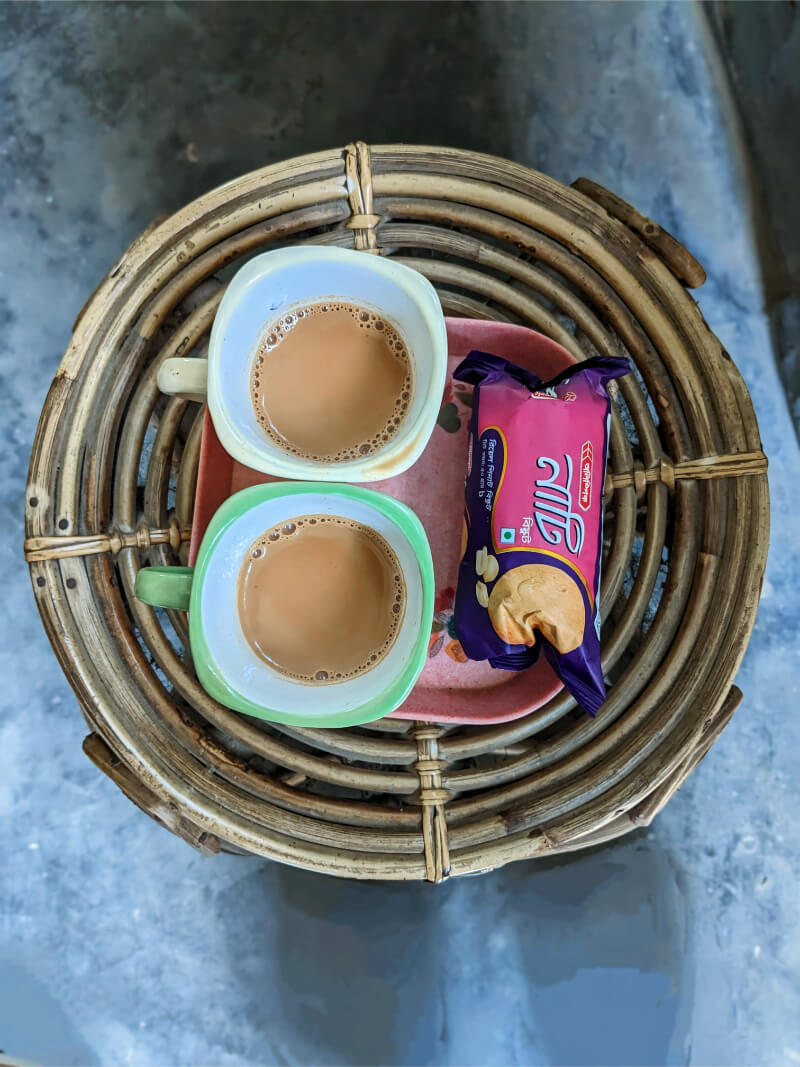 2 cups of milk tea made with Waitrose Darjeeling Milk Tea Recipe